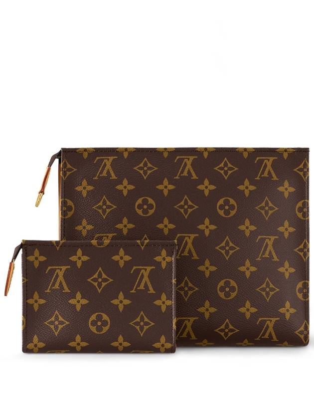 Toiletry Chain Monogram Pouch Bag Brown - LOUIS VUITTON - BALAAN 8