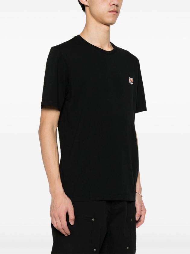 Fox Head Patch Classic Short Sleeve T-Shirt Black - MAISON KITSUNE - BALAAN 4