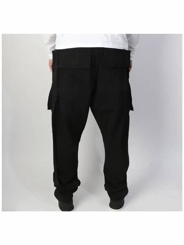 Creatch Cargo Drawstring Cargo Pants Black - RICK OWENS - BALAAN 5