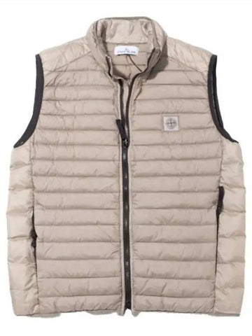 Loom Weven Chambers Recycled Nylon Down Vest Packable Men s - STONE ISLAND - BALAAN 1