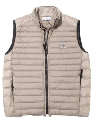 Loom Weven Chambers Recycled Nylon Down Vest Packable - STONE ISLAND - BALAAN 1