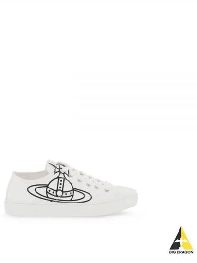 ORB Logo Low Top Sneakers White - VIVIENNE WESTWOOD - BALAAN 2