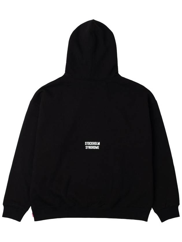 Men's I Love Money Print Hoodie Black - STOCKHOLM SYNDROME - BALAAN 3