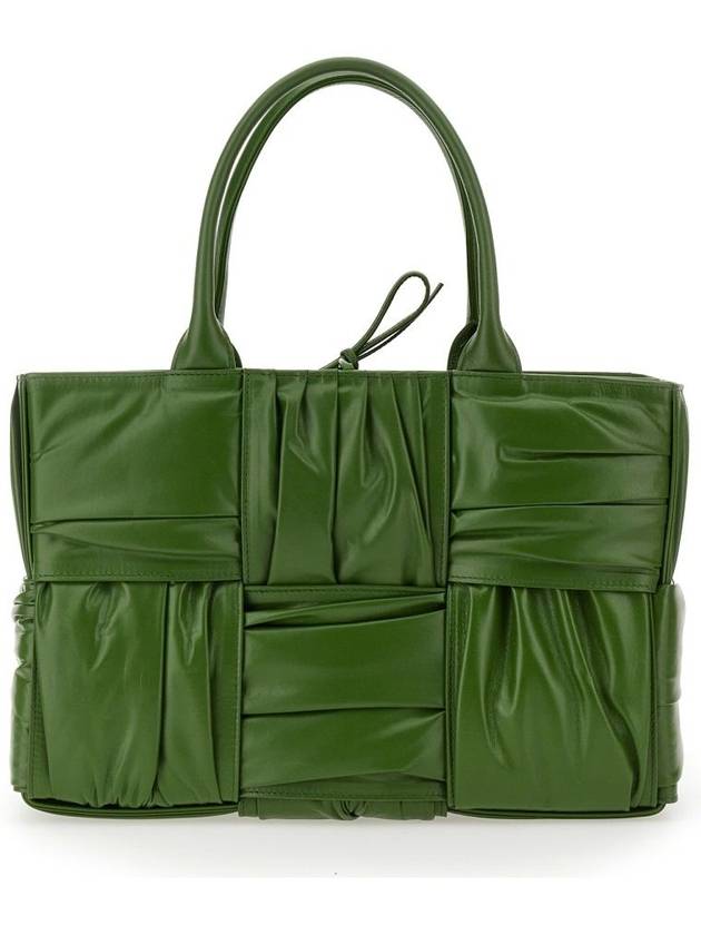 Arco Intrecciato Small Tote Bag Avocado - BOTTEGA VENETA - BALAAN 3