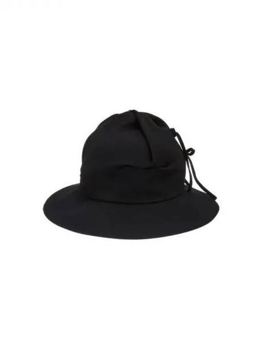 Y's Ribbon Wool Floppy Hat Black 270297 - YOHJI YAMAMOTO - BALAAN 1