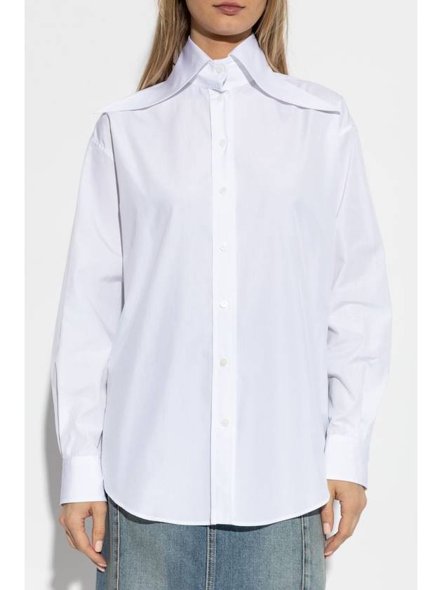 Alexander McQueen Shirt With Decorative Collar, Women's, White - ALEXANDER MCQUEEN - BALAAN 3