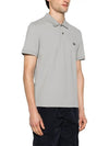 Stretch Piquet Regular Polo Shirt Grey - CP COMPANY - BALAAN 4