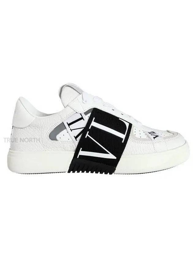 VLTN Logo Band Low-Top Sneakers White - VALENTINO - BALAAN 2