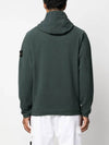 Logo Patch Hoodie Green - STONE ISLAND - BALAAN 5