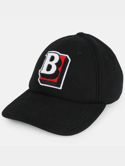 TB Logo Patch Ball Cap Black - BURBERRY - BALAAN 2