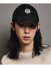 Vintage washed denim wappen ball cap black - FFEFF STUDIO - BALAAN 4