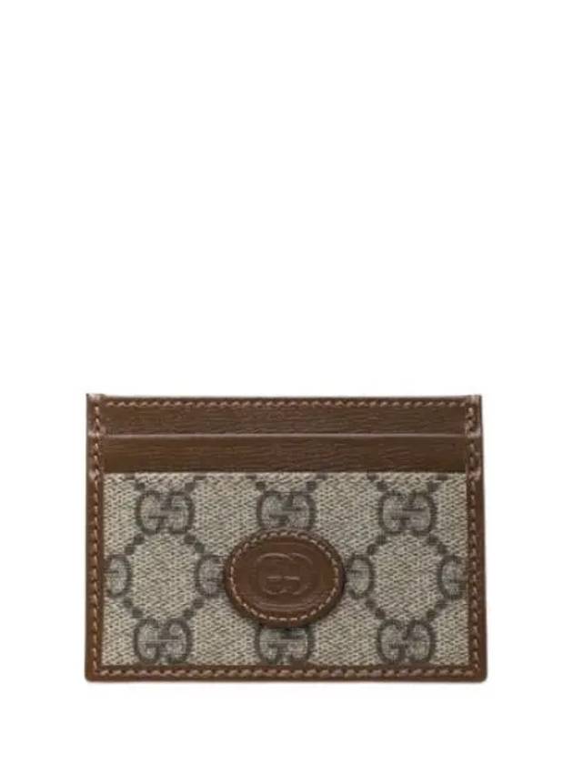 interlocking card wallet women - GUCCI - BALAAN 1