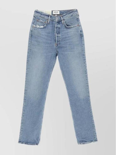 Riley High Rise Straight Jeans Blue - AGOLDE - BALAAN 2