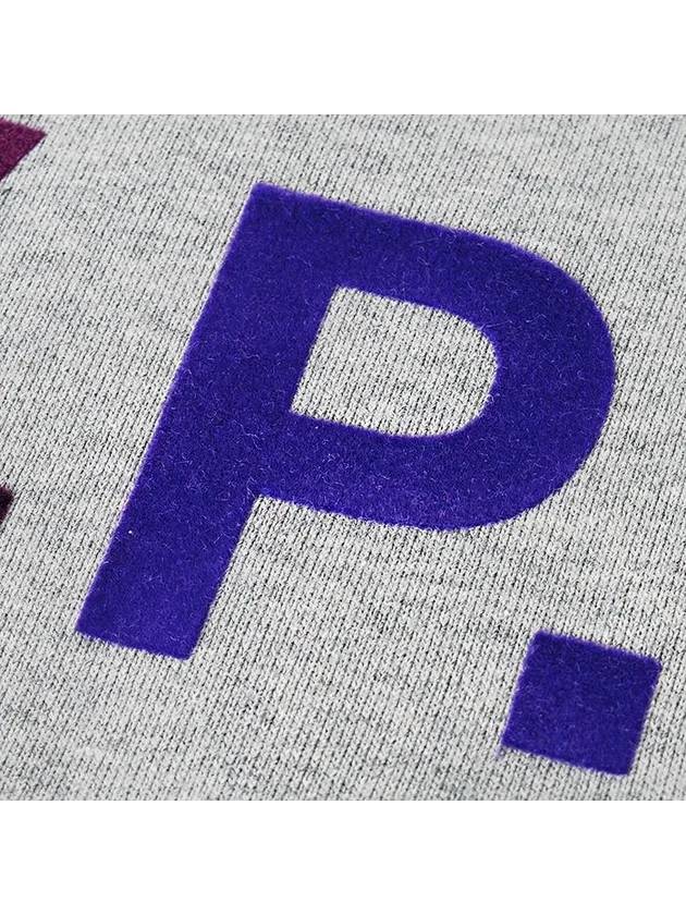 VPC Logo Cotton Sweatshirt Purple Grey - A.P.C. - BALAAN 6