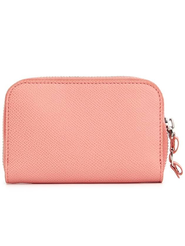 Vara Bow Zipper Card Wallet Coral - SALVATORE FERRAGAMO - BALAAN 3