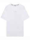 Small Logo Print Short Sleeve T-Shirt White - STONE ISLAND - BALAAN 2