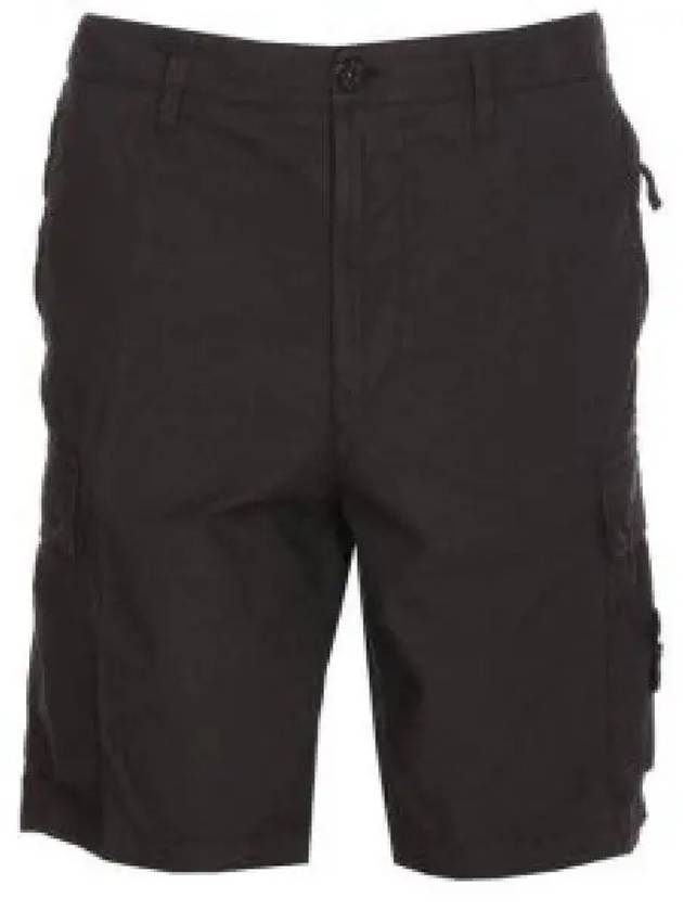 Light Stretch Cotton Bermuda Shorts Dark Grey - STONE ISLAND - BALAAN 2