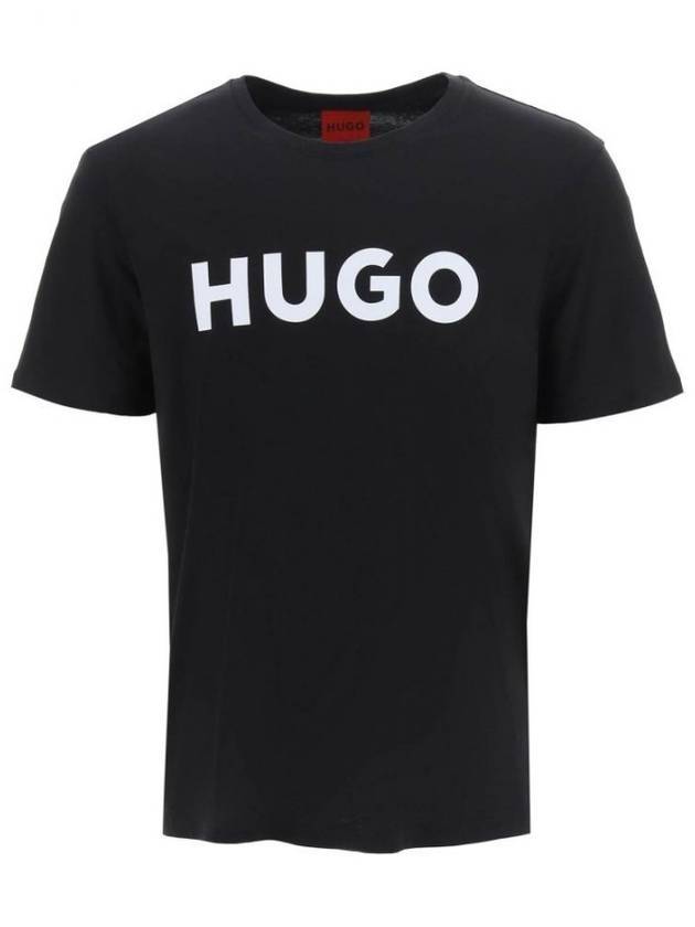 Logo Short Sleeve T-Shirt Black - HUGO BOSS - BALAAN 1