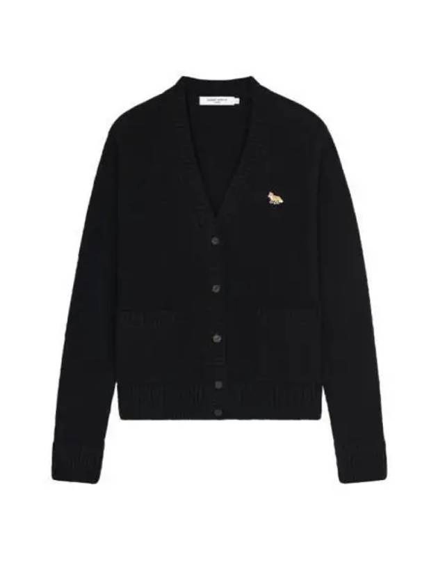 Baby Fox Patch Boxy Cardigan Black - MAISON KITSUNE - BALAAN 2