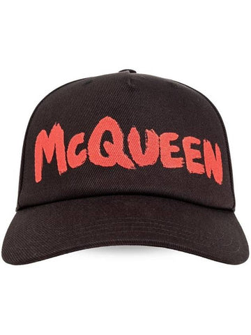 logo print baseball cap 7953034105Q - ALEXANDER MCQUEEN - BALAAN 1