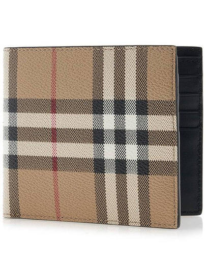 Men's Vintage Check Half Wallet Beige - BURBERRY - BALAAN 2