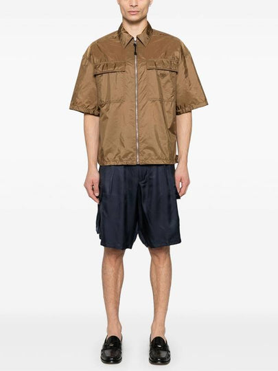 silk cargo shorts - PRADA - BALAAN 2