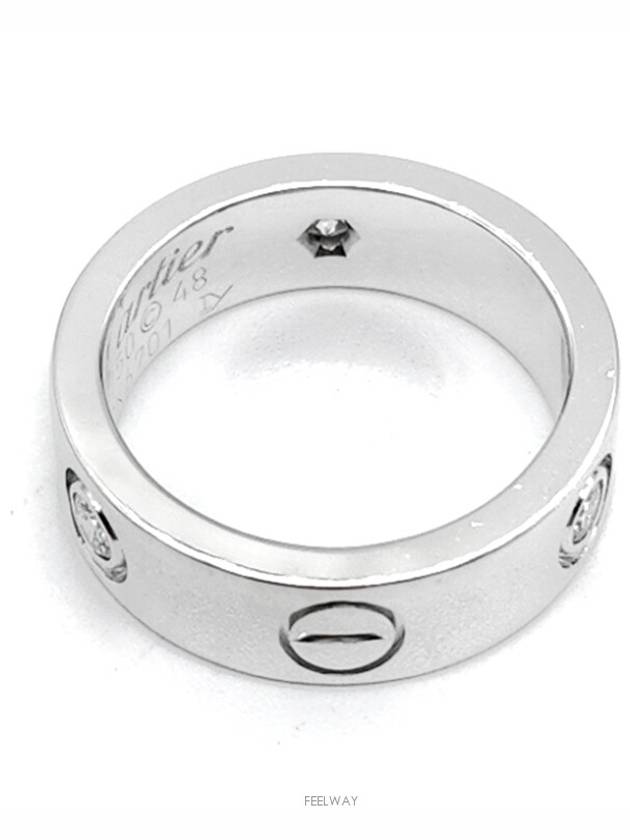 3P Diamond Love Ring L111141 - CARTIER - BALAAN 5