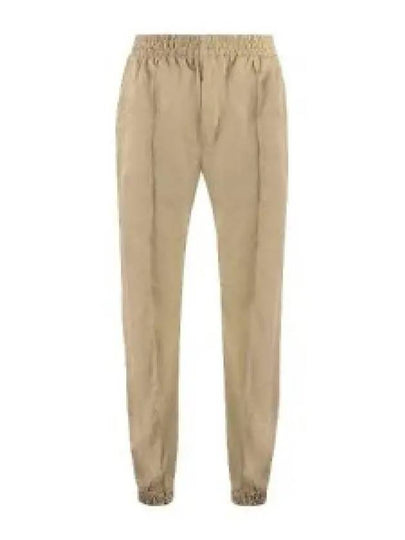 Bending Waist Crop Baggy Pants Beige - BOTTEGA VENETA - BALAAN 2