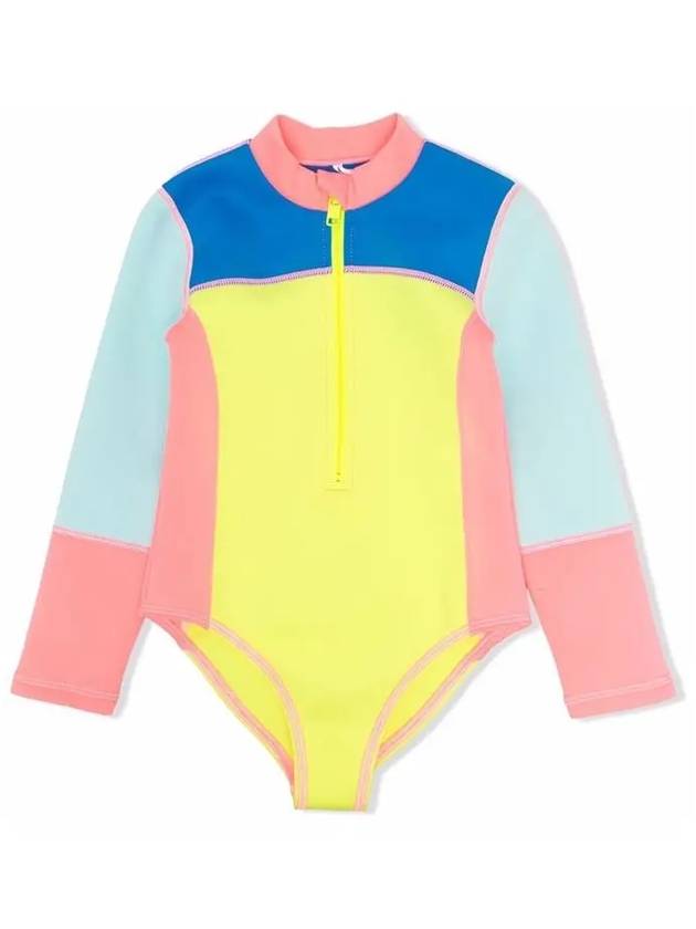 Kids Women s Color Block Swimsuit 8QCAZ 9Z0202 999 - STELLA MCCARTNEY - BALAAN 2