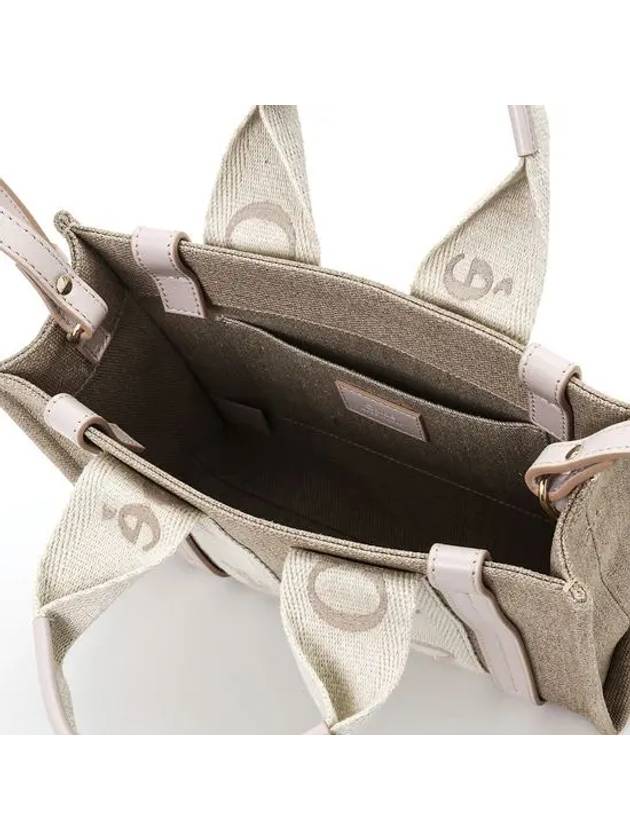 Woody Logo Small Tote Bag Wild Grey - CHLOE - BALAAN 6