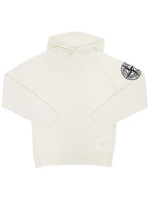 Kids Hooded Knit 7716508A1 V0099 6A8A - STONE ISLAND - BALAAN 1