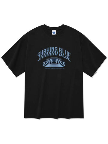 20 count shaking blue short sleeve tshirt black - RADINEO - BALAAN 1