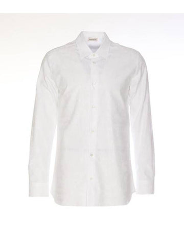 Long Sleeve Shirt 727083QUN769090 White - ALEXANDER MCQUEEN - BALAAN 1