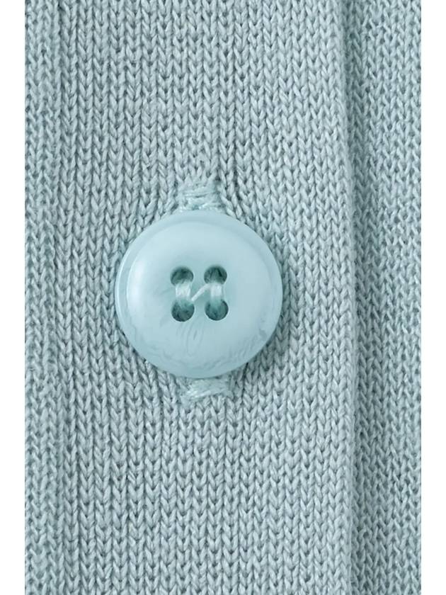 Linen Layered Crop Cardigan Knit Top Sky Blue - NOIRER FOR WOMEN - BALAAN 11