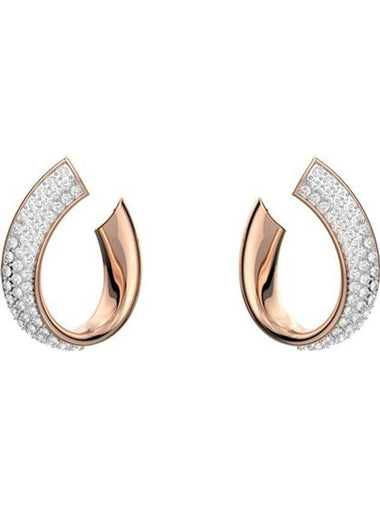 Exist hoop earrings rose gold - SWAROVSKI - BALAAN 1