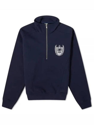 BEVERLY HILLS QUARTER ZIP NAVY QZ641 - SPORTY & RICH - BALAAN 1