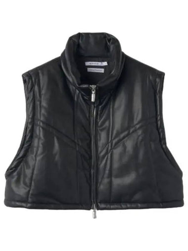 Matador cropped puffer vest black padded - RHUDE - BALAAN 1