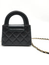 Classic Chain Shiny Aged Calfskin Mini Bag Black - CHANEL - BALAAN 4