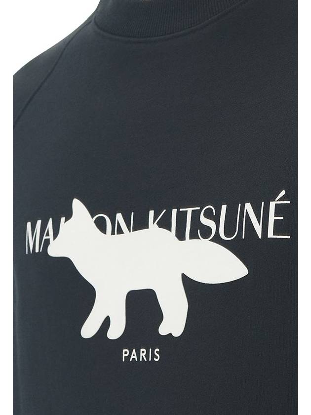 Navy Fox Patch Pocket Jogger Track Pants Black - MAISON KITSUNE - BALAAN 4