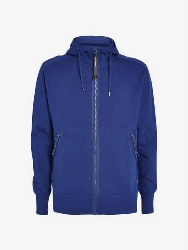 CP Company Men's Goggles Hood Zip-up Blue 11CMSS060A - CP COMPANY - BALAAN 2