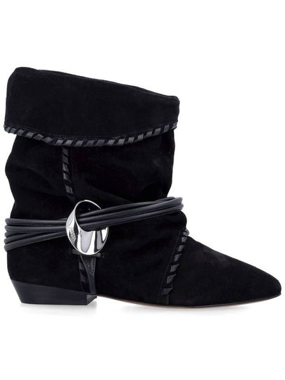 Selen suede middle boots black - ISABEL MARANT - BALAAN 2