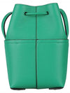 Gancini Mini Bucket Bag Green - SALVATORE FERRAGAMO - BALAAN 6