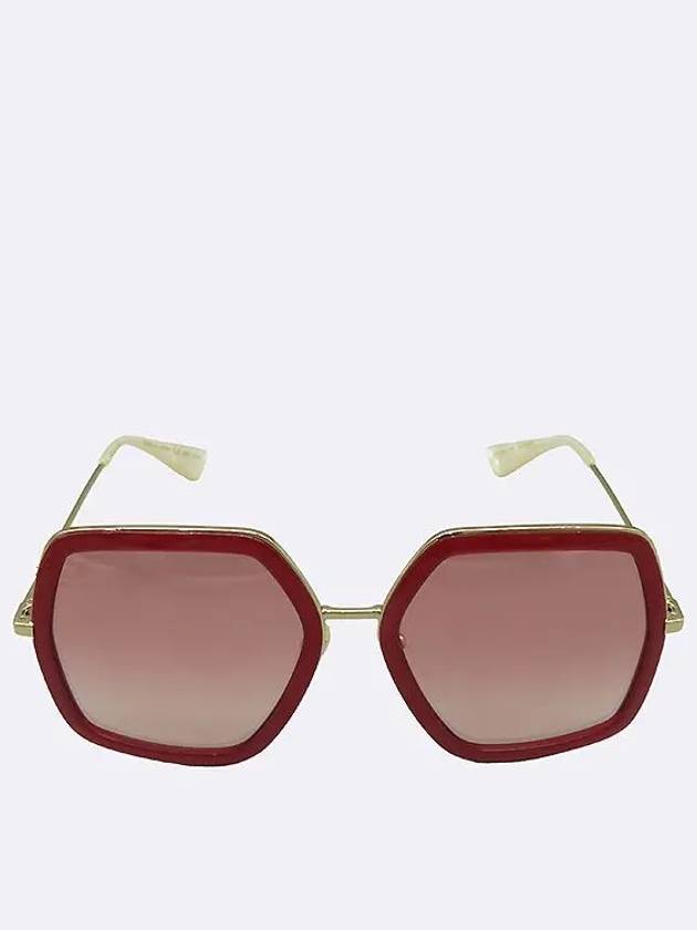 GG0106S square frame metal sunglasses - GUCCI - BALAAN 2