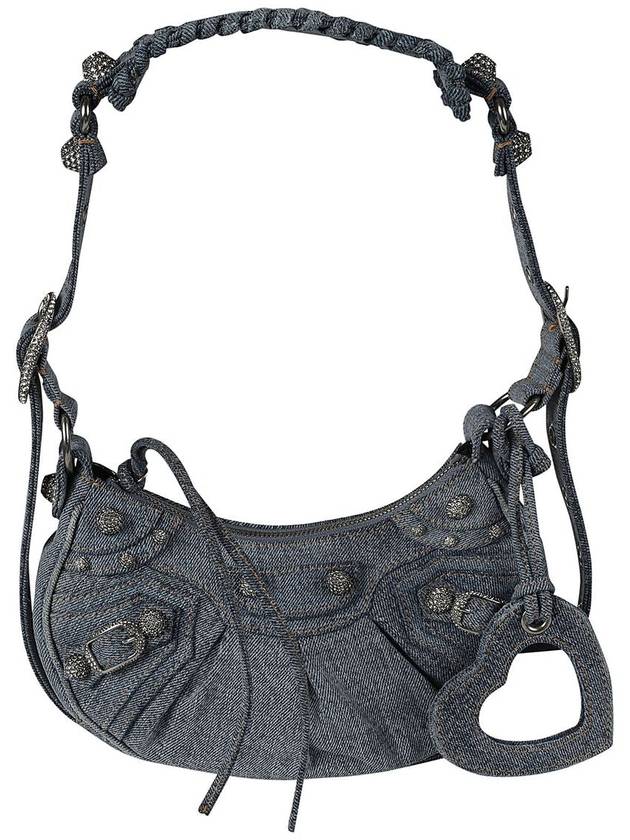 Le Cagole XS Shoulder Bag Denim Blue - BALENCIAGA - BALAAN 3