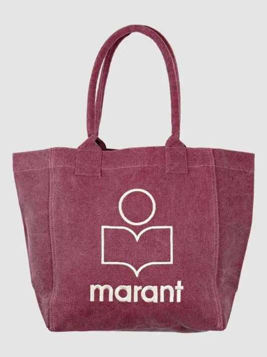 Isabel Marant Yenki Logo Tote Bag Purple PM0002FA A1X19M 86PM - ISABEL MARANT ETOILE - BALAAN 1