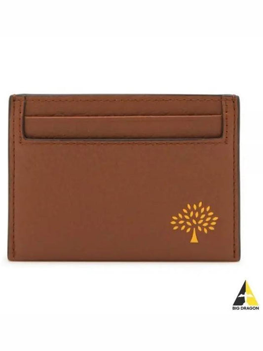 Embossing Card Wallet Brown Orange - MULBERRY - BALAAN 2