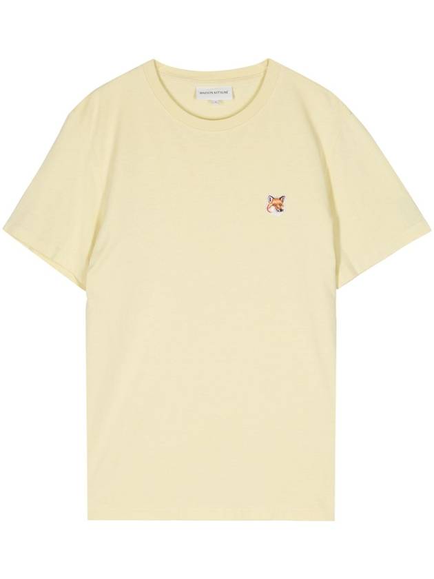 Fox Head Patch Regular Short Sleeve T-Shirt White - MAISON KITSUNE - BALAAN 2