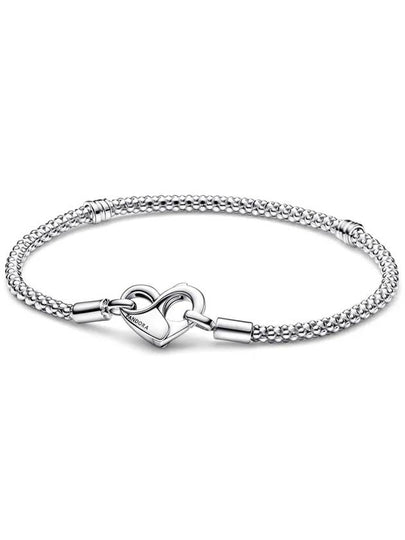 Moments Stud Chain Bracelet Silver - PANDORA - BALAAN 2