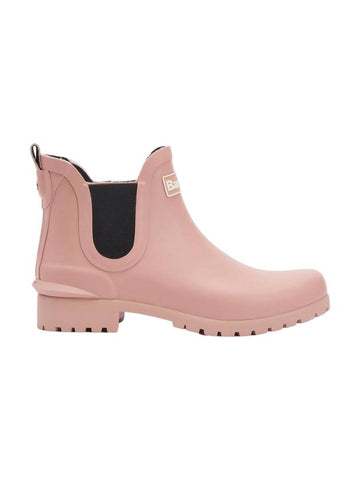 Wilton Wellington Chelsea Rain Boots Pink - BARBOUR - BALAAN 1