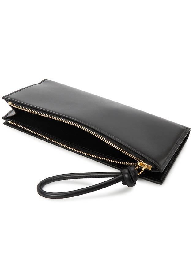 Giro Leather Medium Wallet Black - JIL SANDER - BALAAN 5